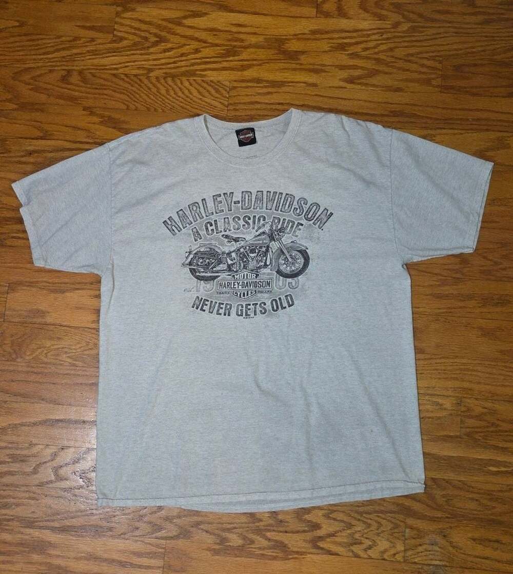 Harley-Davidson Myrtle Beach Graphic T-Shirt Gray 3XL